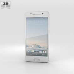 HTC One A9 Opal Silver 3D Model