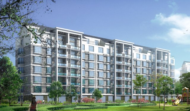 City Residential Garden villa office building design – 507 3D Model