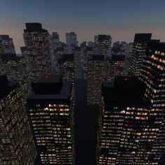 City Blocks 3D Model