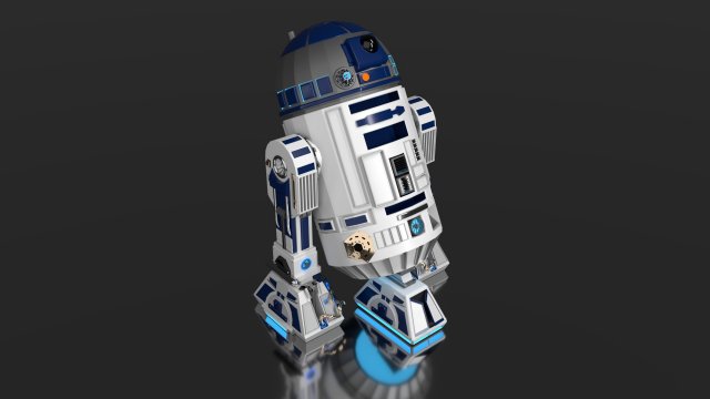 Star Wars R2D2 custom design 3D Model