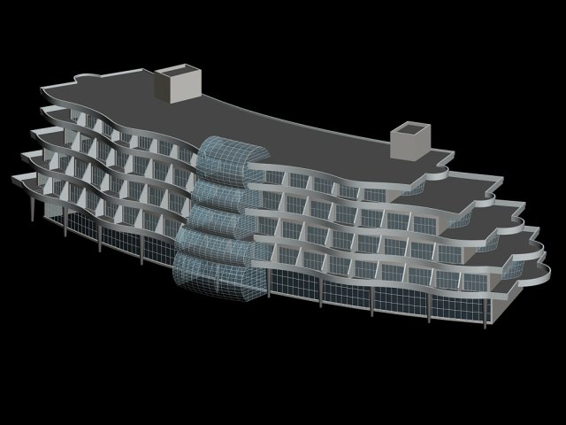 City planning office building fashion design – 583 3D Model
