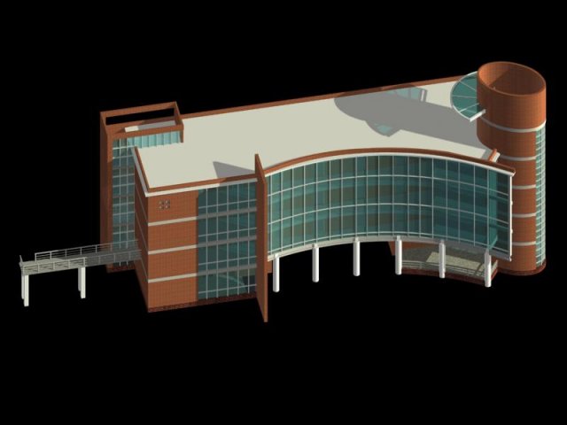 City planning office building fashion design – 496 3D Model