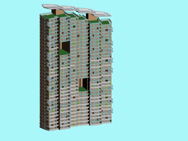 City government office building architectural design – 83 3D Model