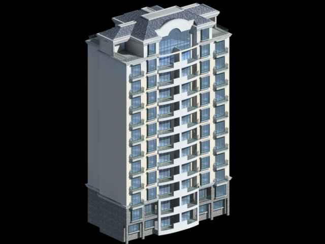 City government office building architectural design – 429 3D Model