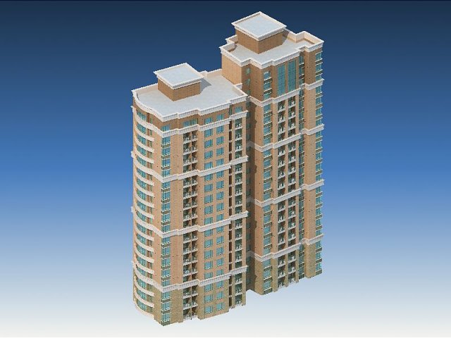 City government office building architectural design – 378 3D Model