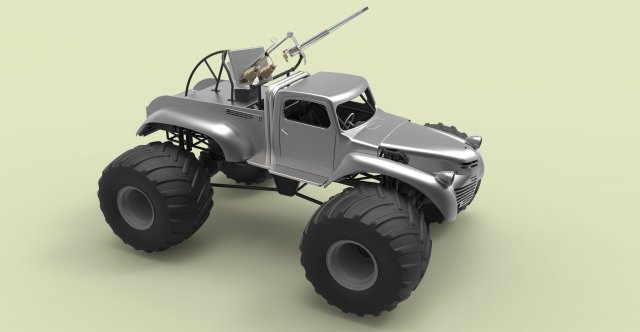 Big Foot from Mad Max Fury Road 3D Model