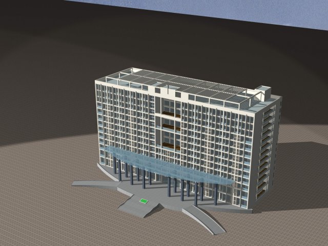 City planning office building fashion design – 273 3D Model