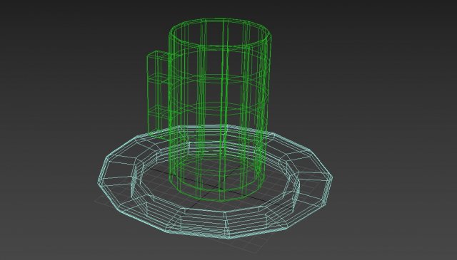 Cup and saucer 3D Model