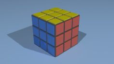3D cubic cube model low poly 3D Model