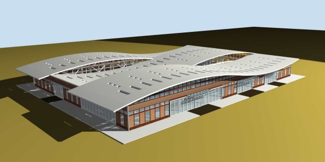 City planning office building fashion design – 258 3D Model