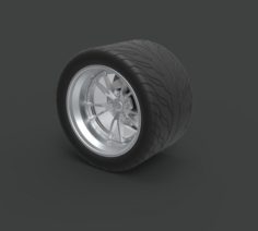 Rear wheel from Ice Charger 3D Model