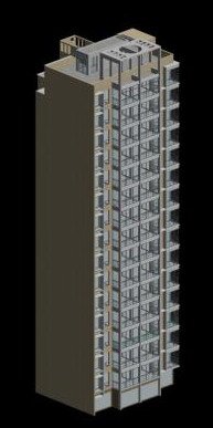 City government office building architectural design – 345 3D Model