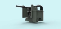 Machine gun 3 3D Model