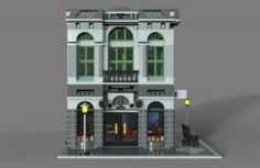 Lego bank 3D Model