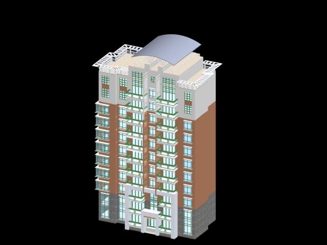 City government office building architectural design – 259 3D Model