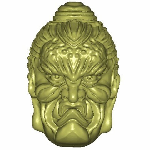 buddha and demon face 2  3D Print Model