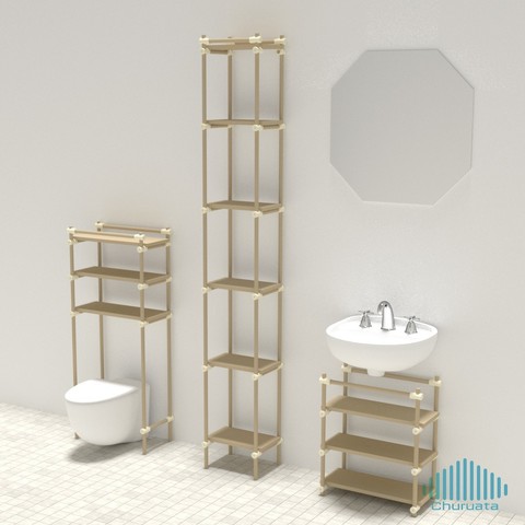Just Another Modular Furniture Shelving System 3D Print Model