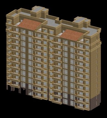 City government office building architectural design – 361 3D Model