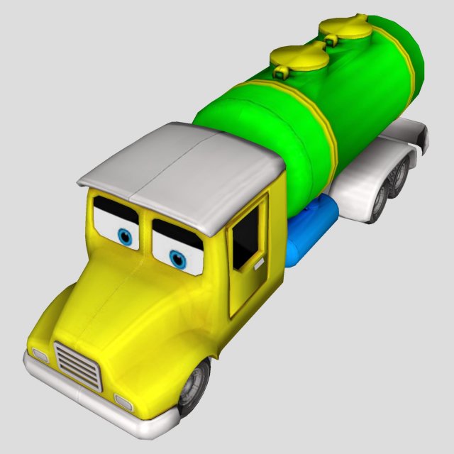 Water Tanker 3D Model