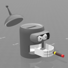 piggy bank “Bender” 3D Print Model