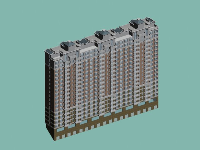 City government office building architectural design – 366 3D Model