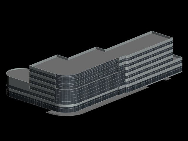 City planning office building fashion design – 167 3D Model