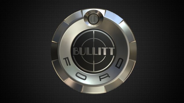 Bullitt logo 3D Model