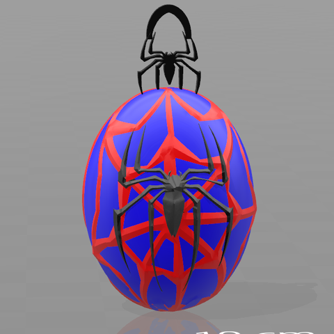 Spiderman key ring 3D Print Model