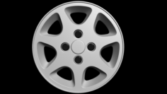 Nissan 240SX OEM 4Lug Wheel 3D Model