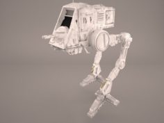 AT-ST Walker Star Wars 3D Model