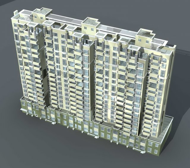 City government office building architectural design – 128 3D Model