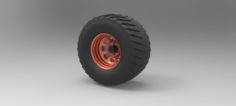 Wheel from Pulling truck 3D Model