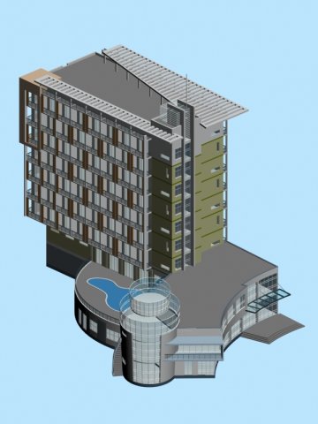 City planning office building fashion design – 288 3D Model