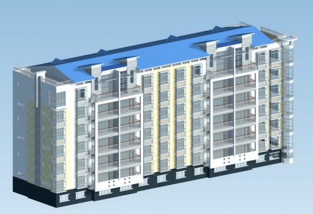 City Residential Garden villa office building design – 265 3D Model