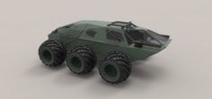Concept military vehicle 3D Model