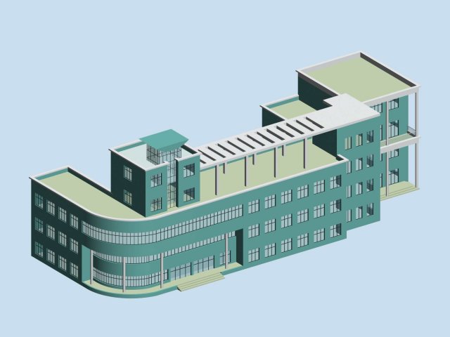 City planning office building fashion design – 268 3D Model