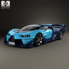 Bugatti Vision Gran Turismo 2015 3D Model