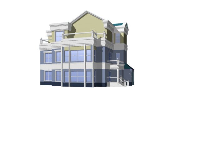 City – alone Villa 11139 3D Model