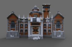 Lego house estate 3D Model