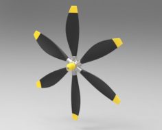 Propeller from airboat Free 3D Model