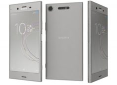 Sony Xperia XZ1 Warm Silver 3D Model
