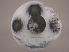 Death Star Destroyed Star Wars 3D Model