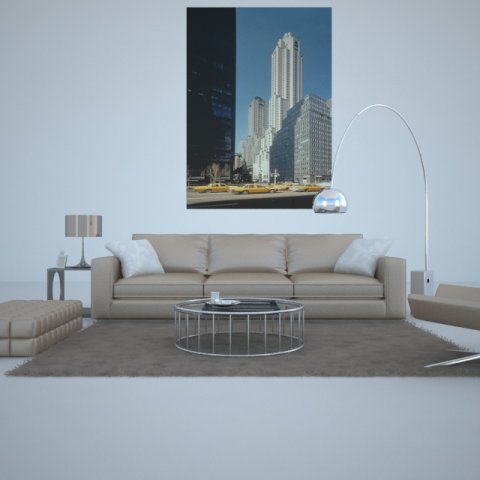 Sofa living 3D Model