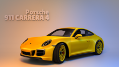 Porsche 911 Carrera 4 3D Model