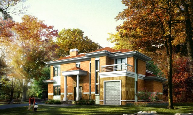 City – alone Villa 11163 3D Model