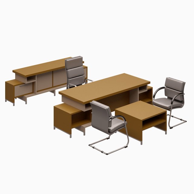 Executive Set 02 3D Model