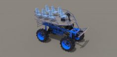 Platform buggy 3D Model