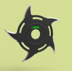 Throwing Star Z-Hunter Free 3D Model
