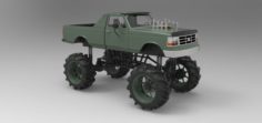 Mud truck 3D Model