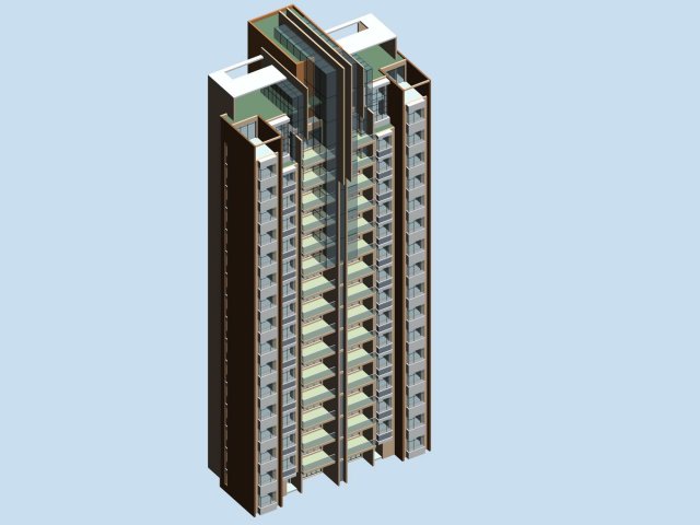 City government office building architectural design – 132 3D Model